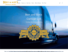 Tablet Screenshot of bertandsons.com